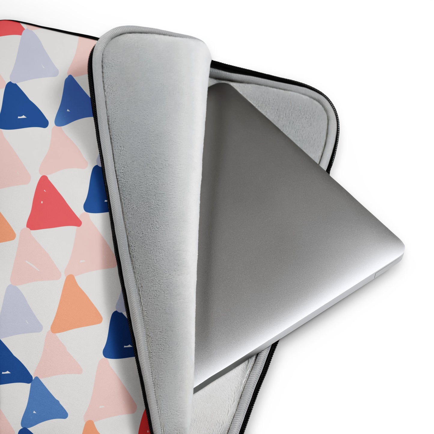 Minimalist Triangles Laptop Sleeve image 4