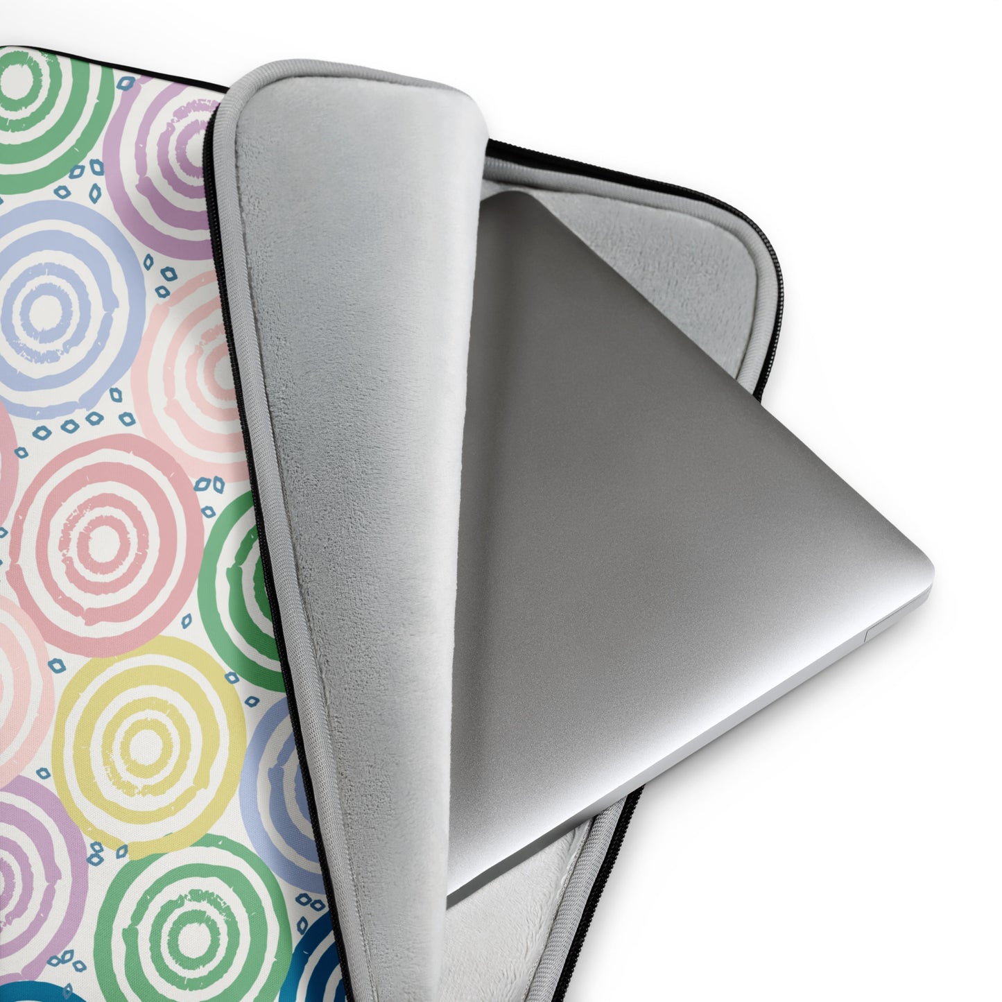 Rainbow Rounds Laptop Sleeve image 4