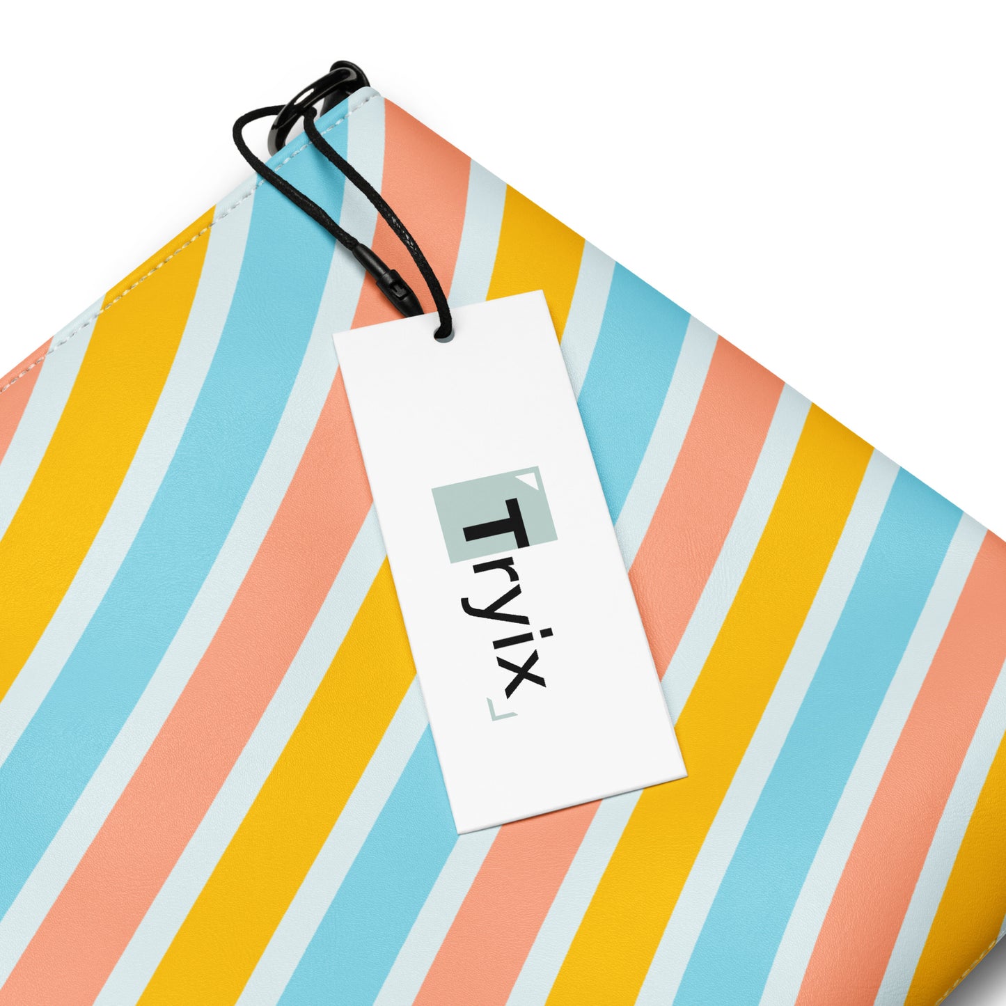 Multicolor Wavy Stripe Crossbody Sling Bag image 11