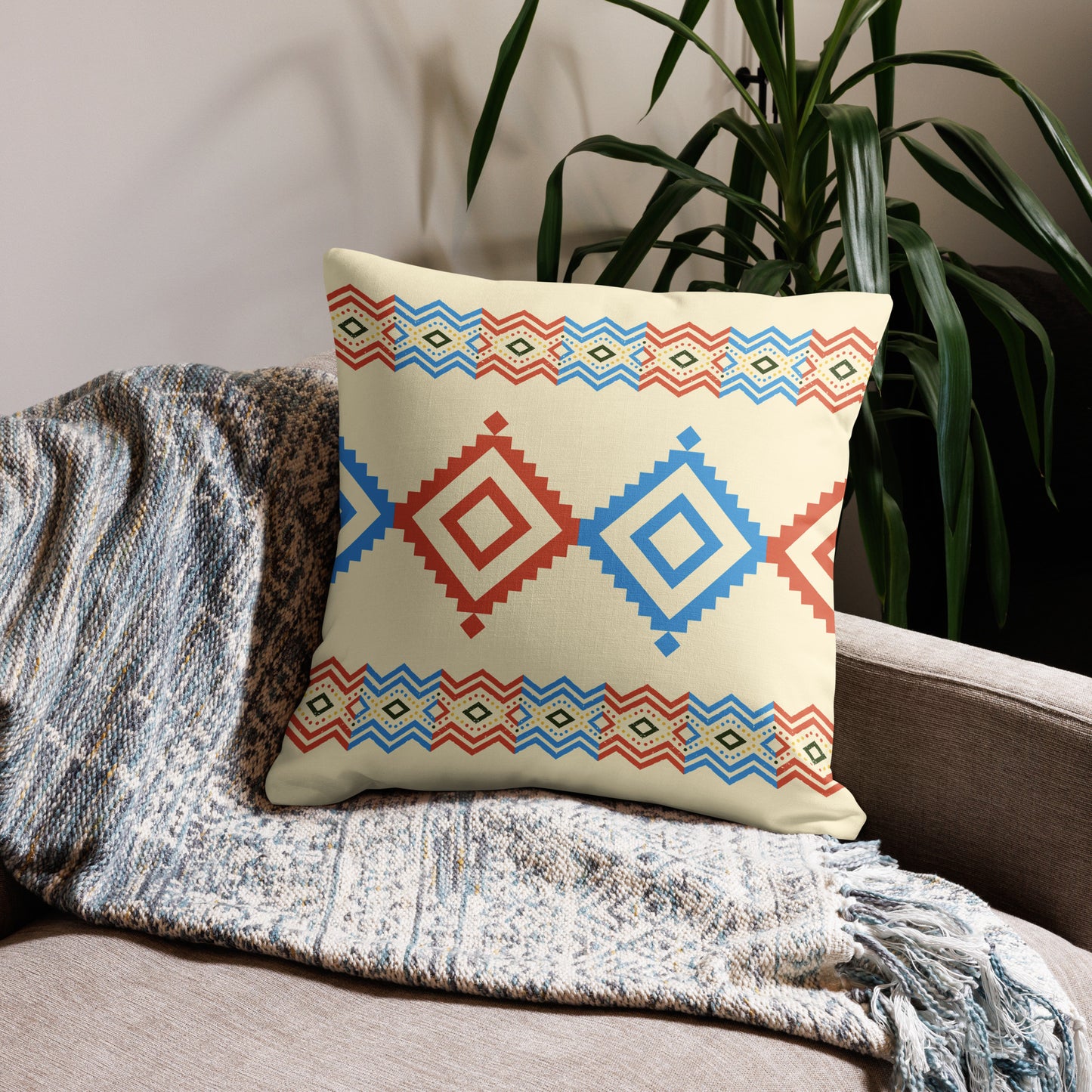 Premium Ethnic Boho Pillow - 22Ă22 image