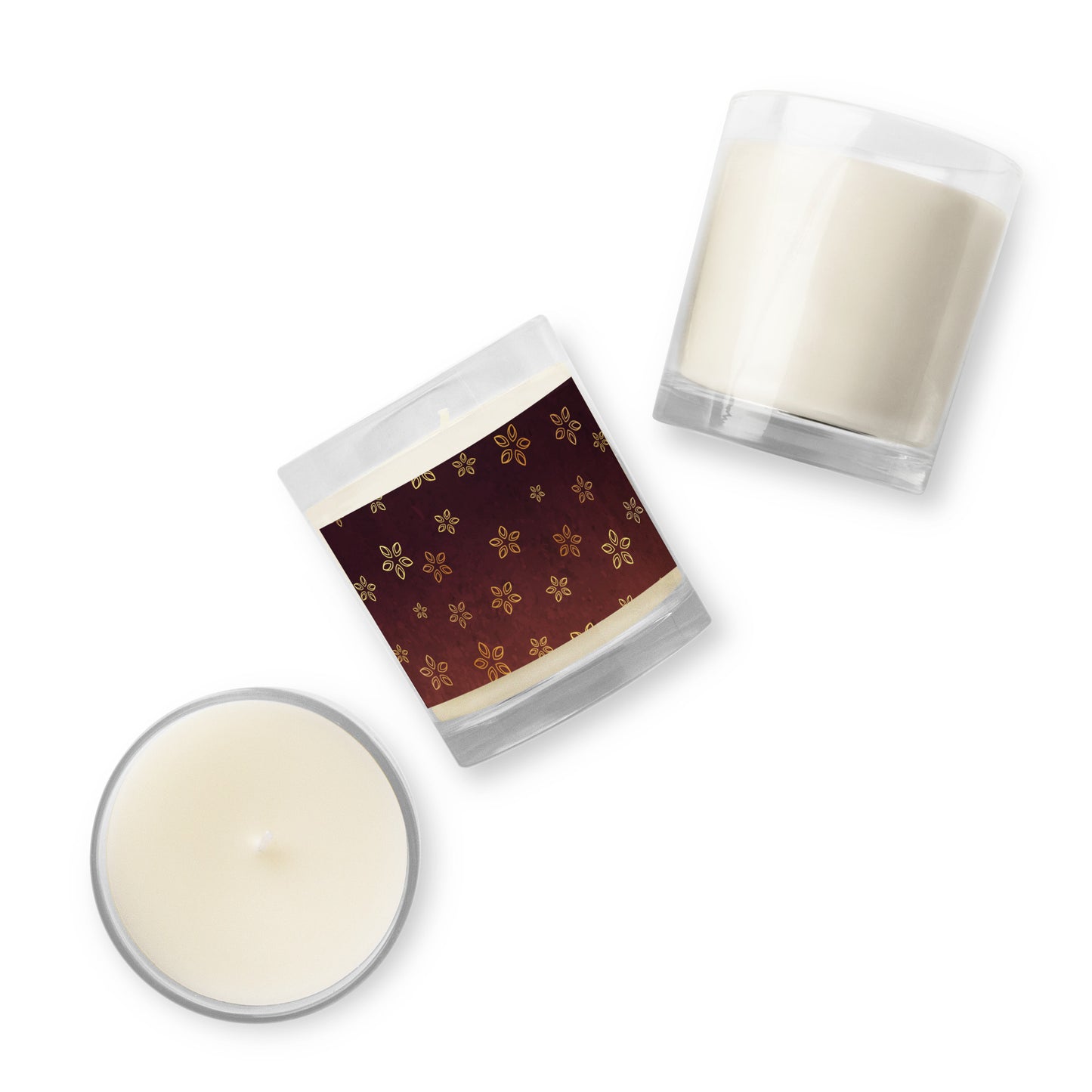 Plum Blossom Glass Jar Candle image 2