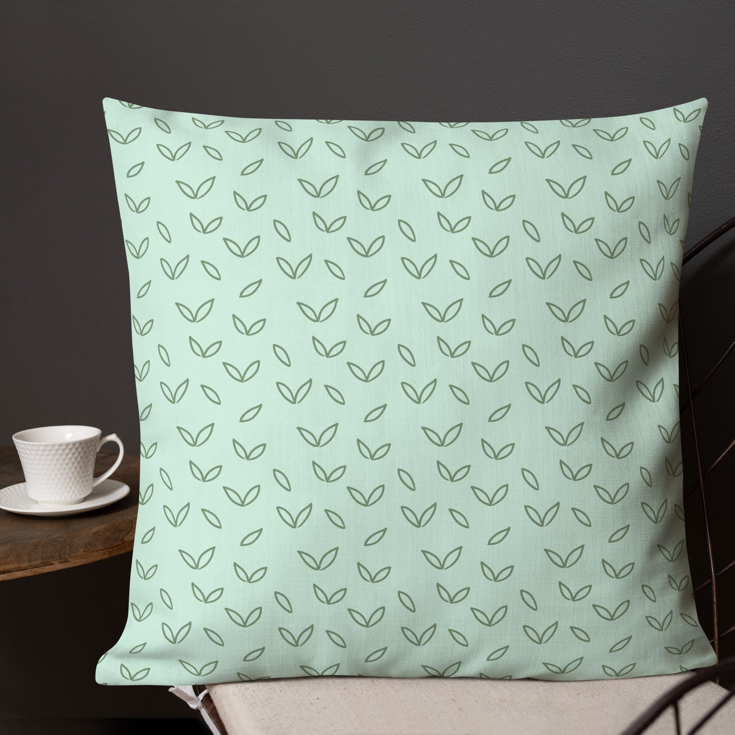 Aqua Petal Comfort Pillow - 22×22 image