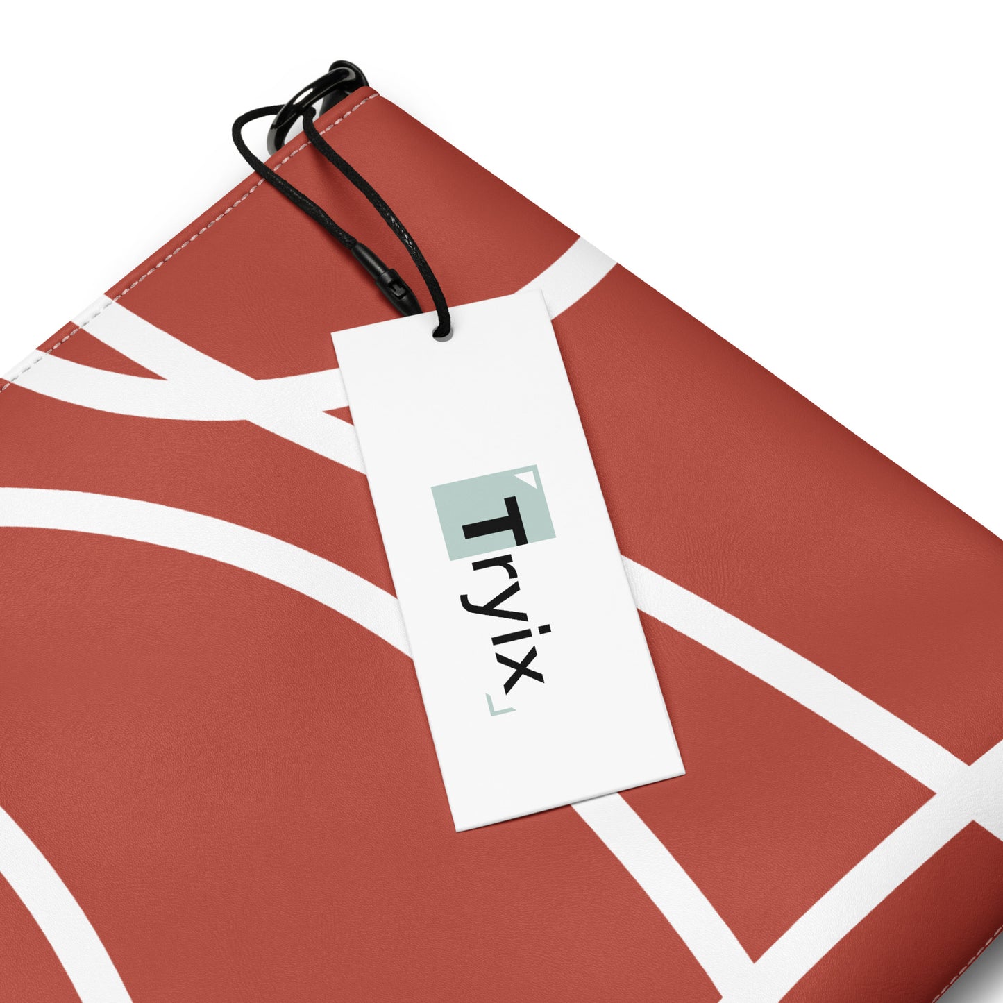 Terracotta Line Art Crossbody Sling Bag Modern Design image 10