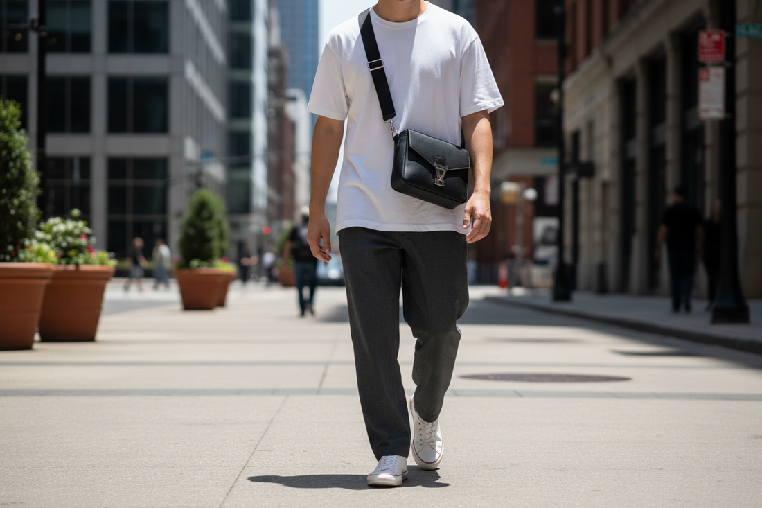 Modern crossbody bag used for daily commuting and errands in 2026