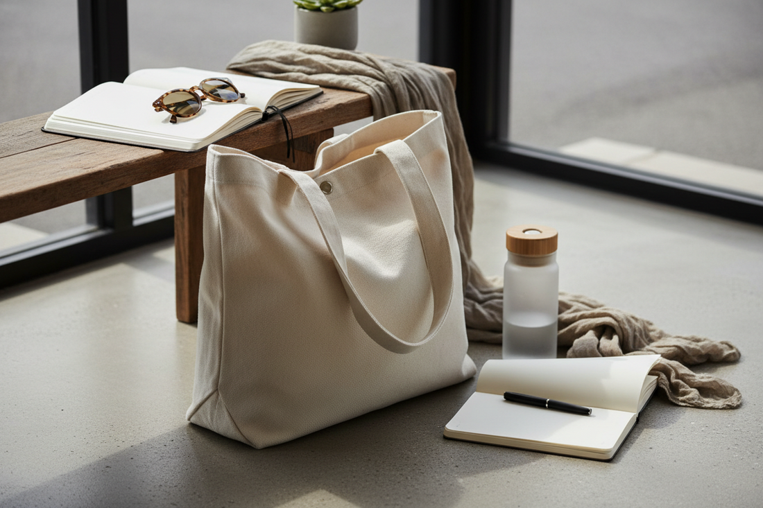 Modern tote bag used for everyday activities in a flexible lifestyle