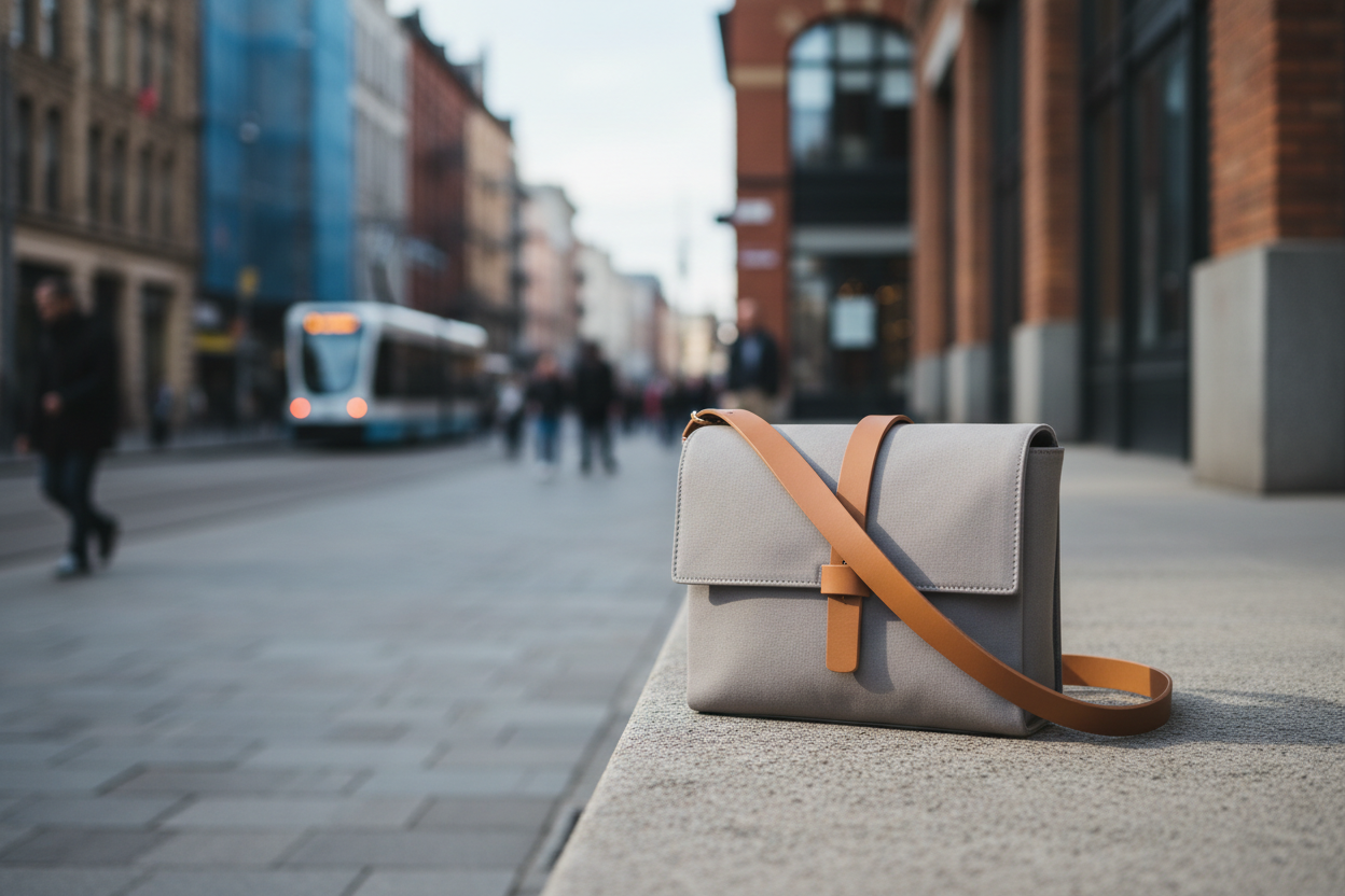 Minimal everyday bag used across modern daily routines