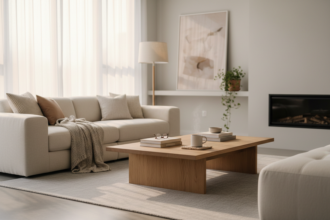 Neatly organized everyday home essentials that support a comfortable and practical modern lifestyle