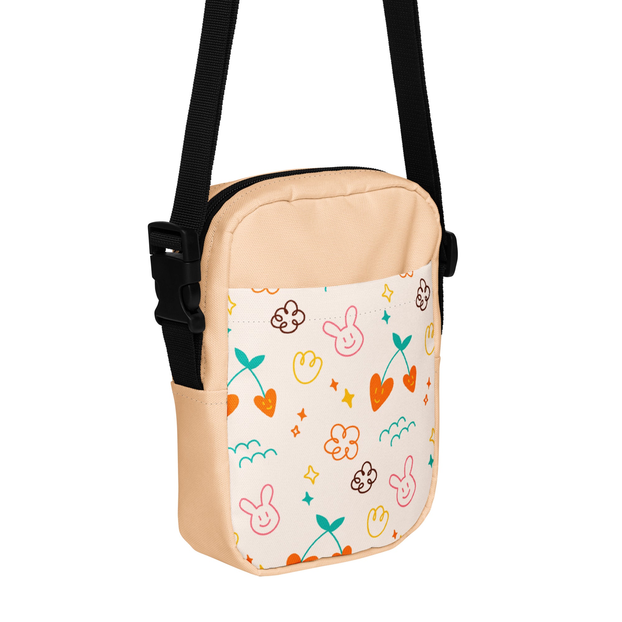 Cherry and Bunny Utility Crossbody Bag Everyday Carry image 1