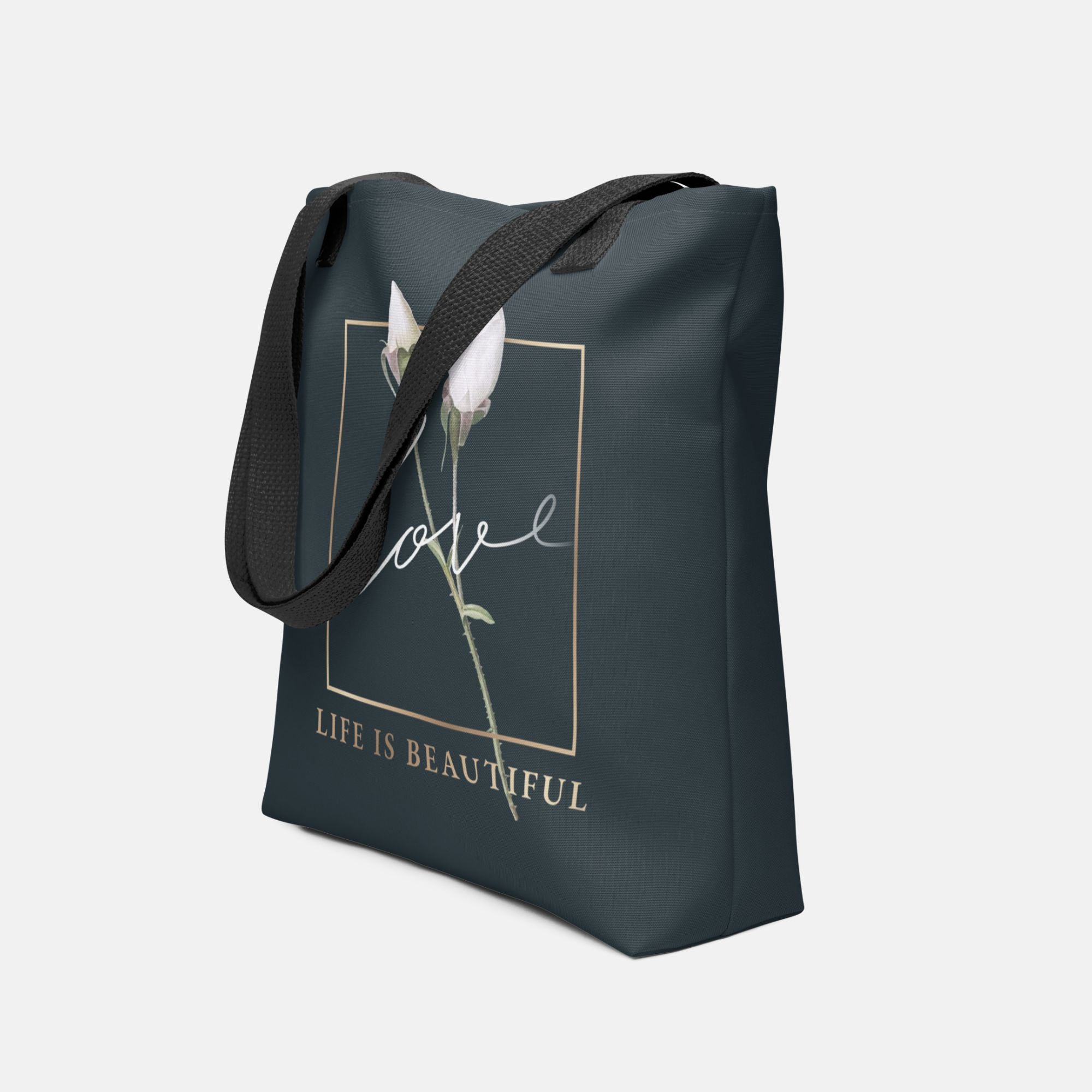 Serene Rose Beauty Tote Bag image 0