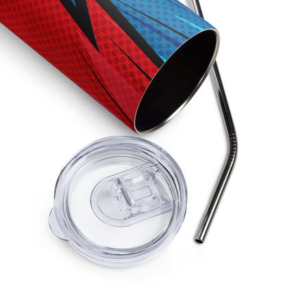 Superhero Blue &amp; Red Tumbler image 5