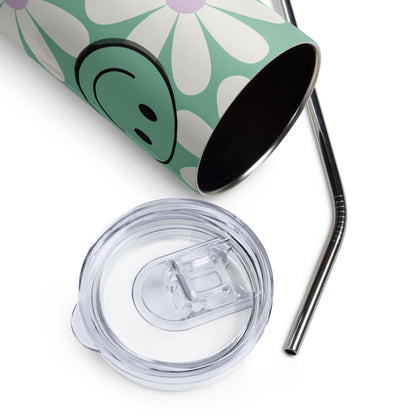 Smiling Daisy Floral Tumbler image 4