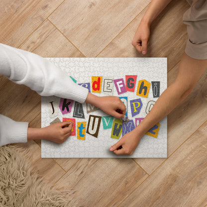 Colorful Alphabet Learning Jigsaw Puzzle image 1