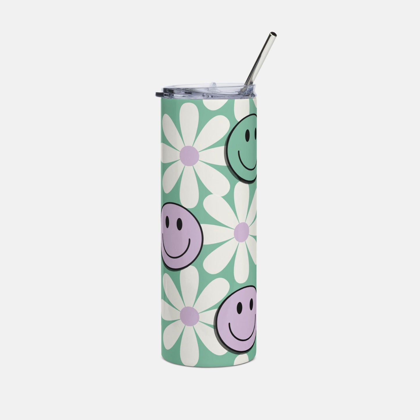 Smiling Daisy Floral Tumbler image 0