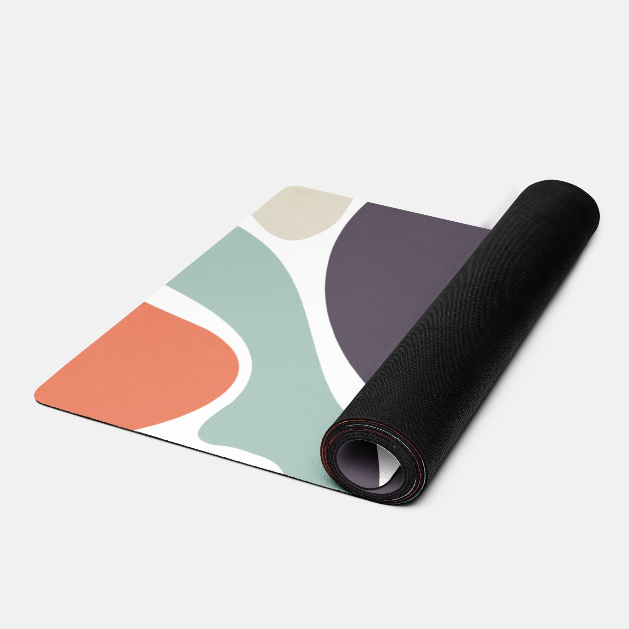 Pastel Flow Yoga Mat Soft and Comfort image 0