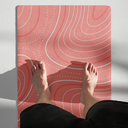 Line Art Yoga Mat Stylish and Functional Comfort image 7