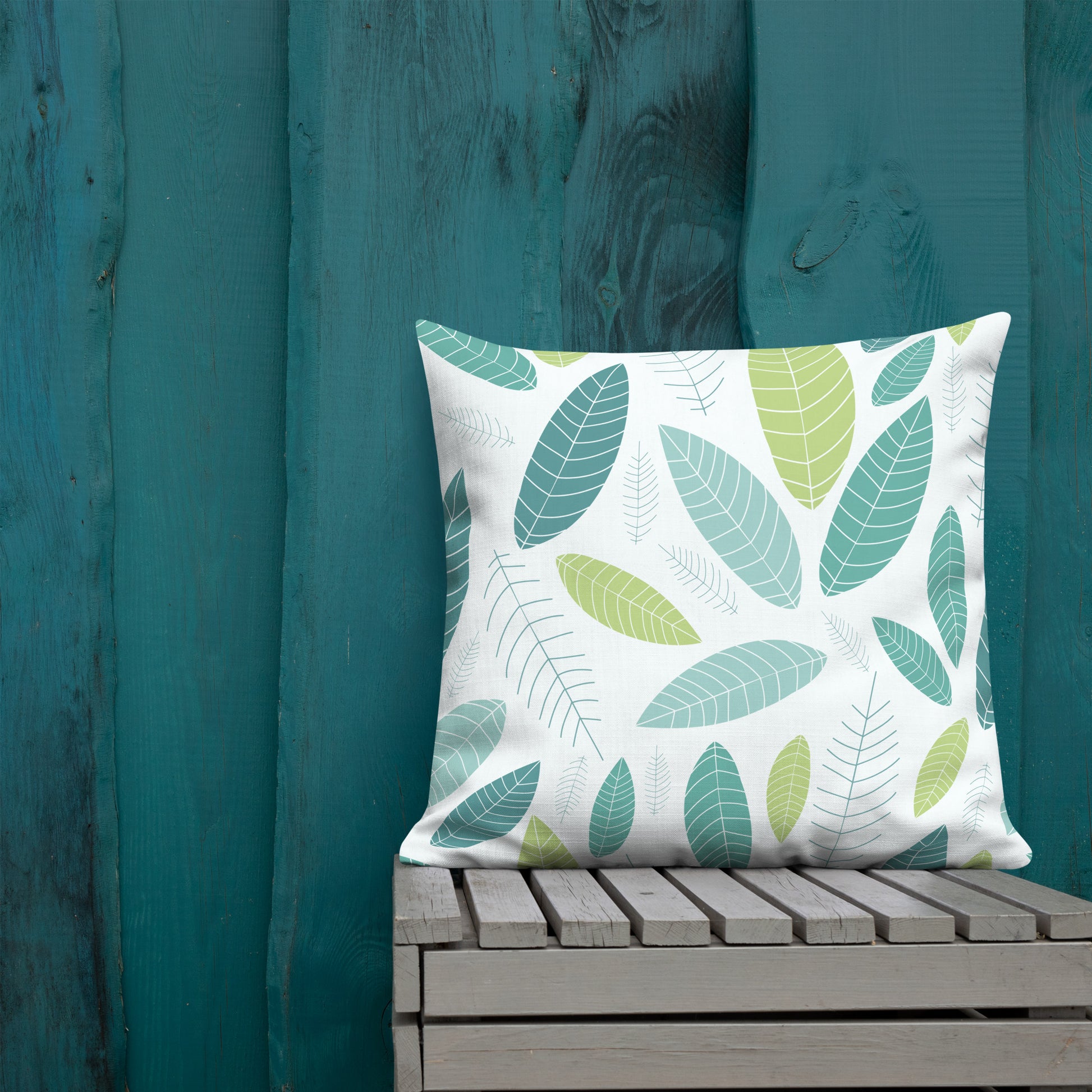 Minimalist Autumn Leaf Pillow image 4
