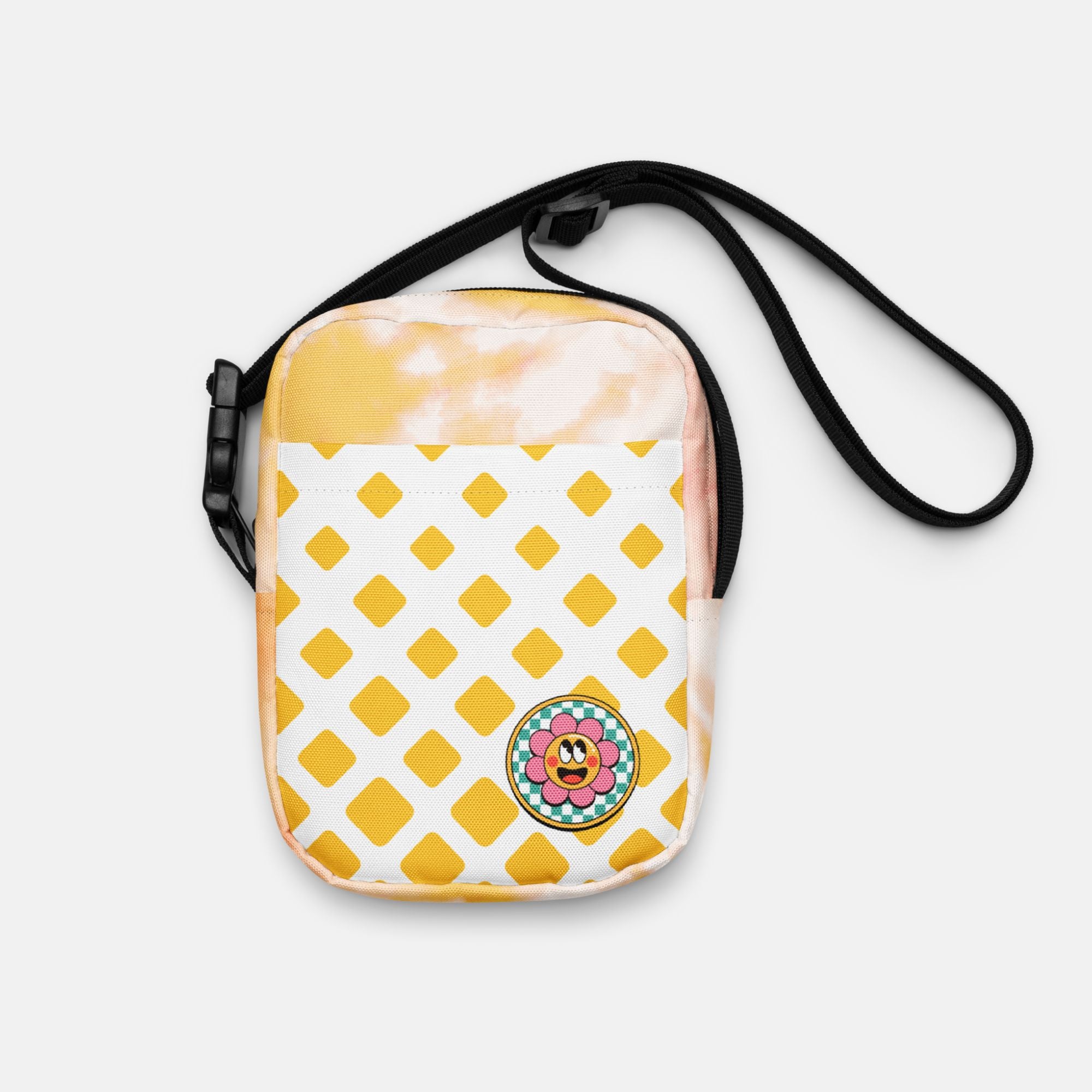 Tie-Dye Diamond Utility Crossbody Bag Travel Essential image 0