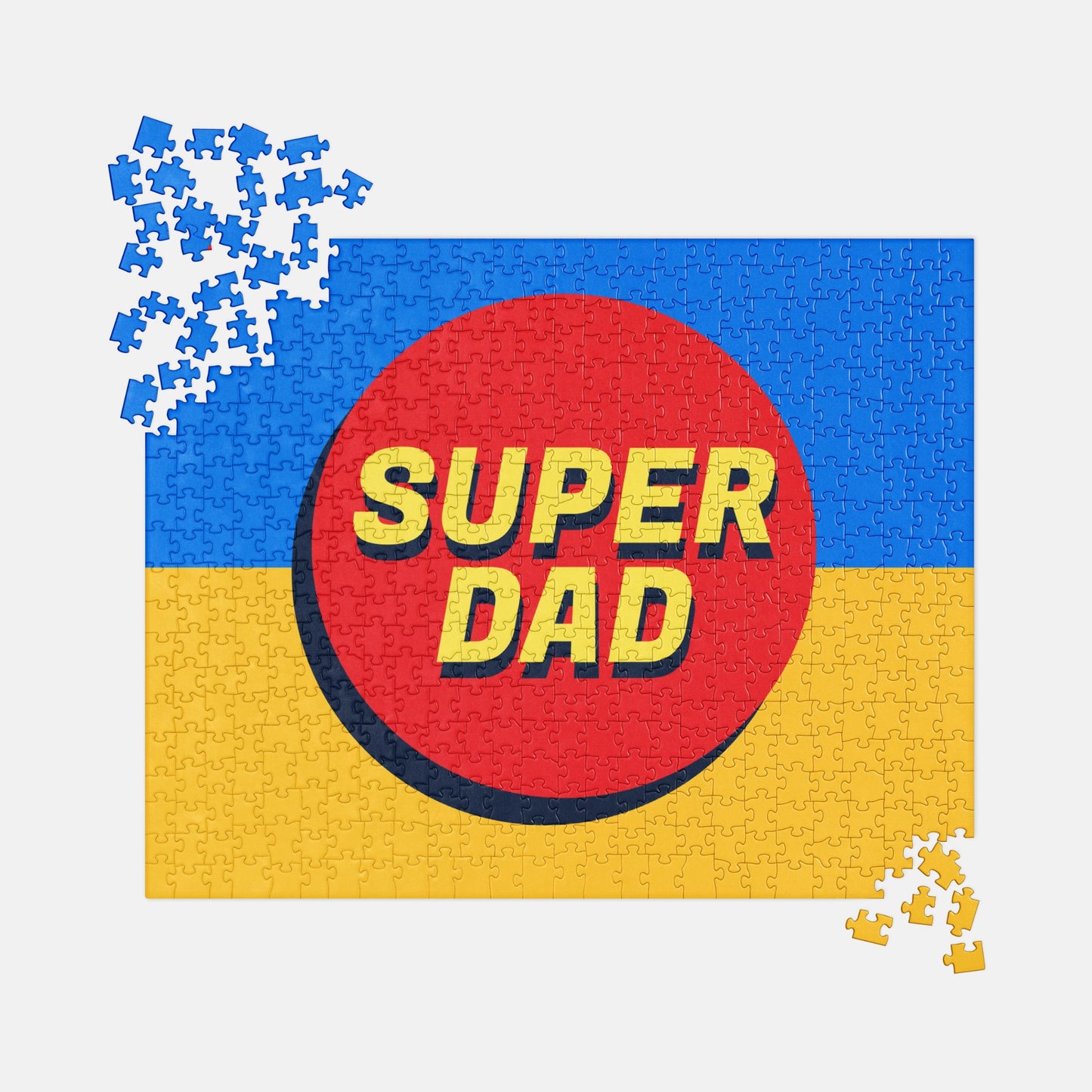 Super Dad Hero Jigsaw Puzzle image 0