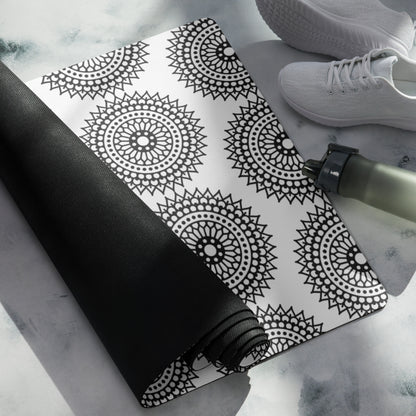 Artistic Mandala Yoga Mat Non-Slip and Cushioned image 2
