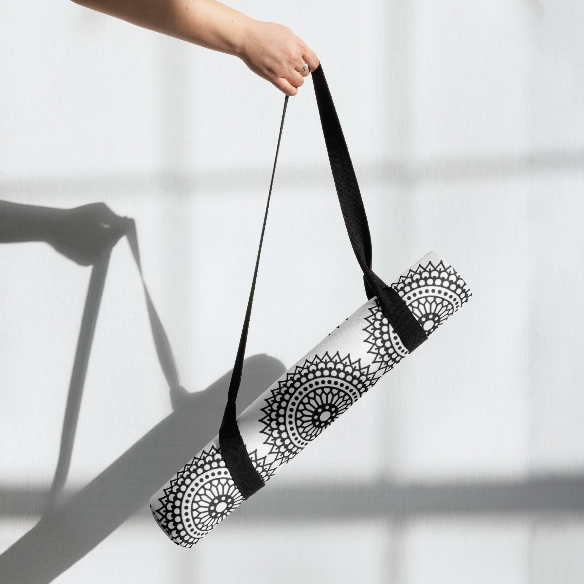 Artistic Mandala Yoga Mat Non-Slip and Cushioned image 4