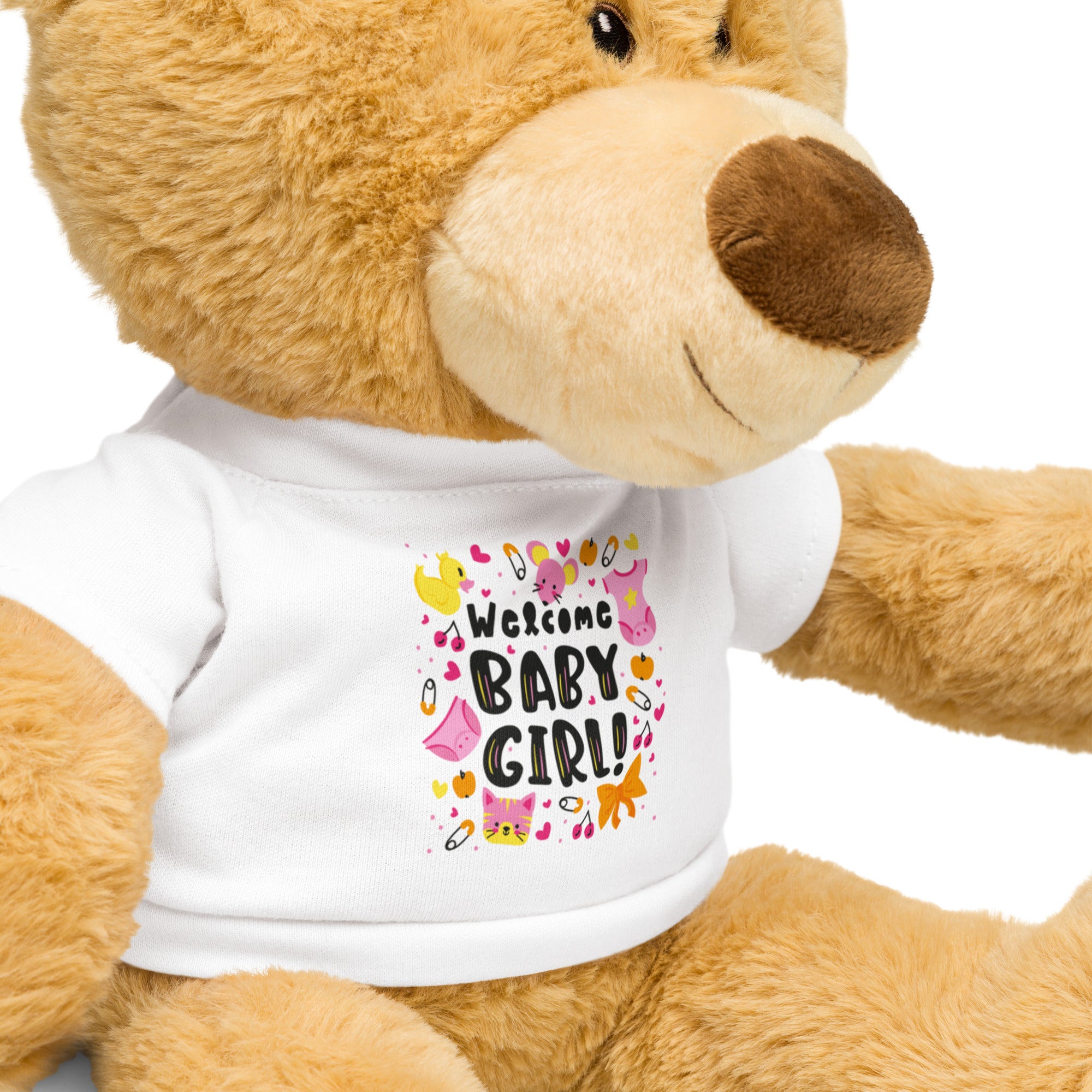 Welcome Baby Girl Teddy Bear image 2