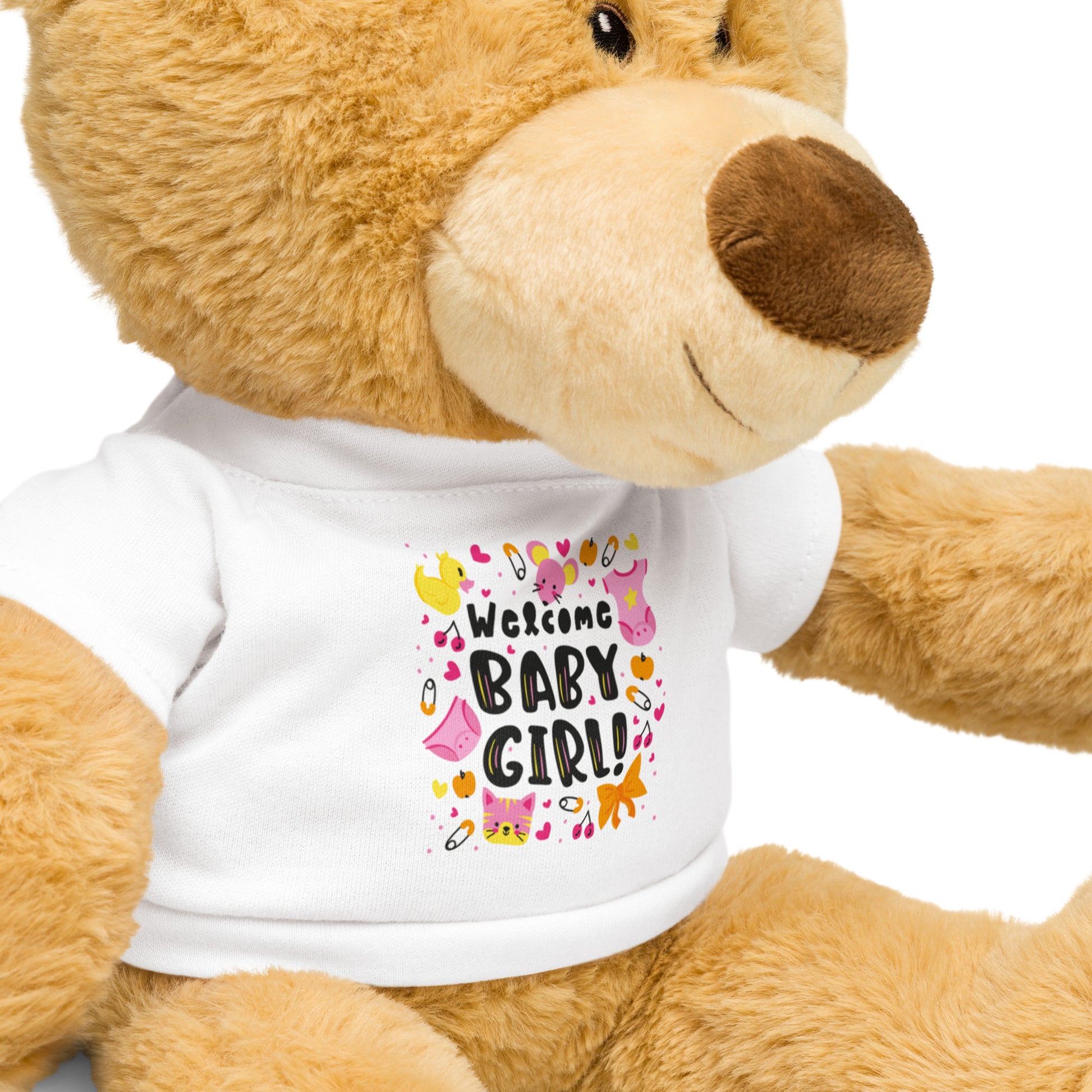 Welcome Baby Girl Teddy Bear image 2