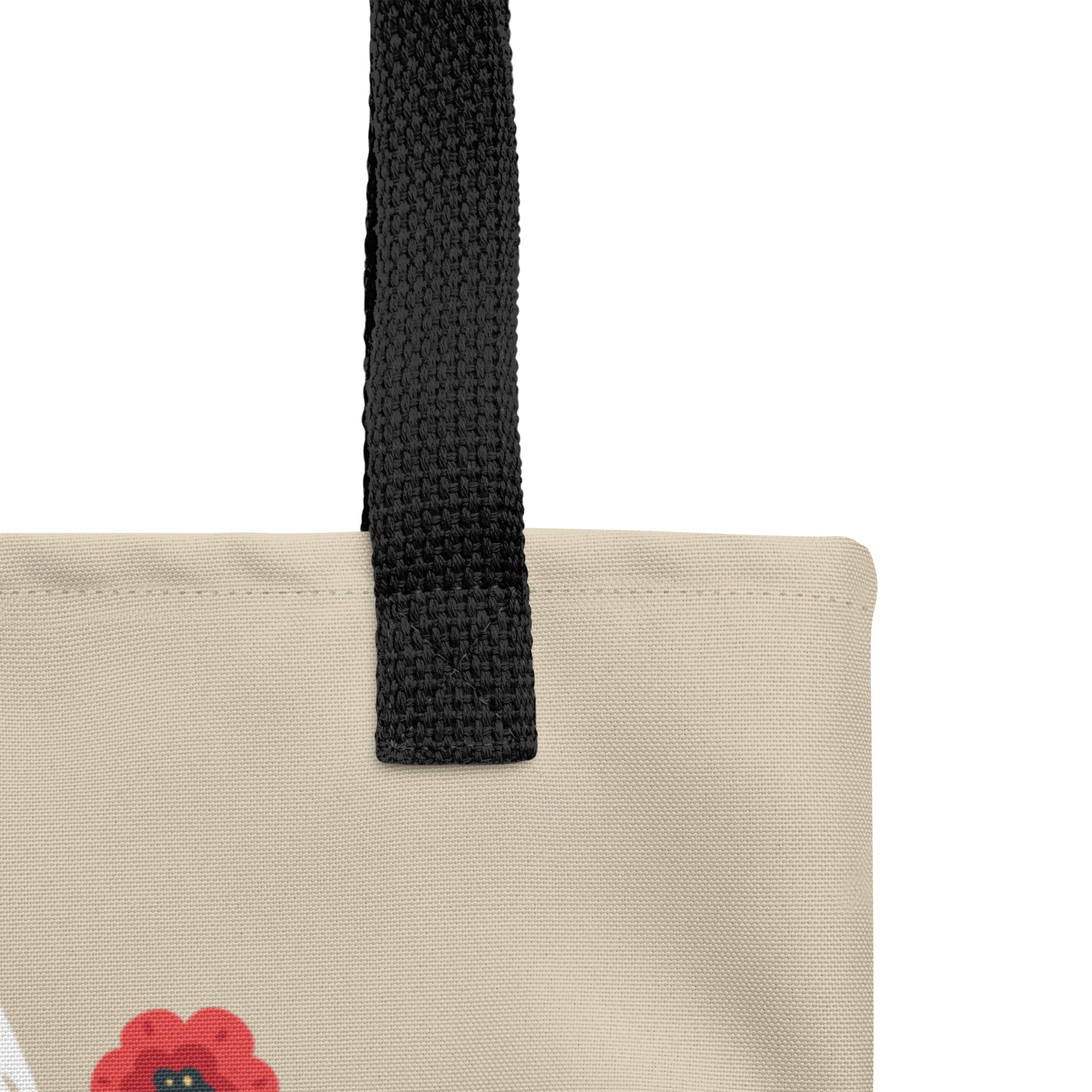 Japanese Kitsune Floral Tote Bag image 6