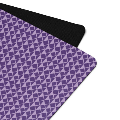 Textured Purple Yoga Mat Non-Slip and Cushioned image 11