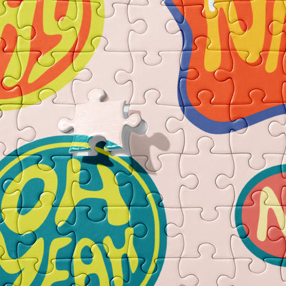 Positive Vibes Speech Bubble Jigsaw Puzzle image 5
