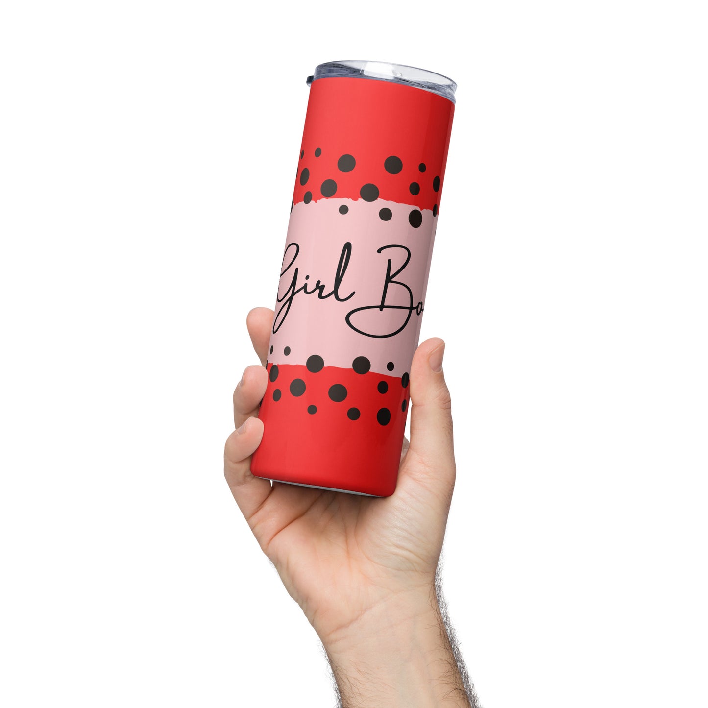 Red Girl Boss Tumbler image 3