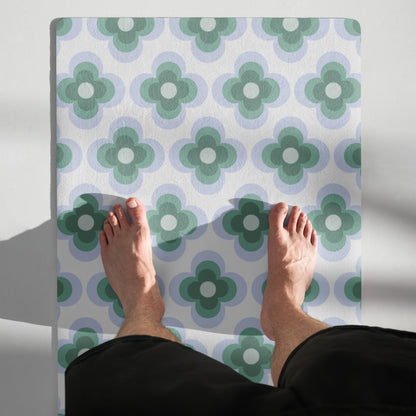 Retro Bloom Yoga Mat Non-Slip and Eco-Friendly image 9