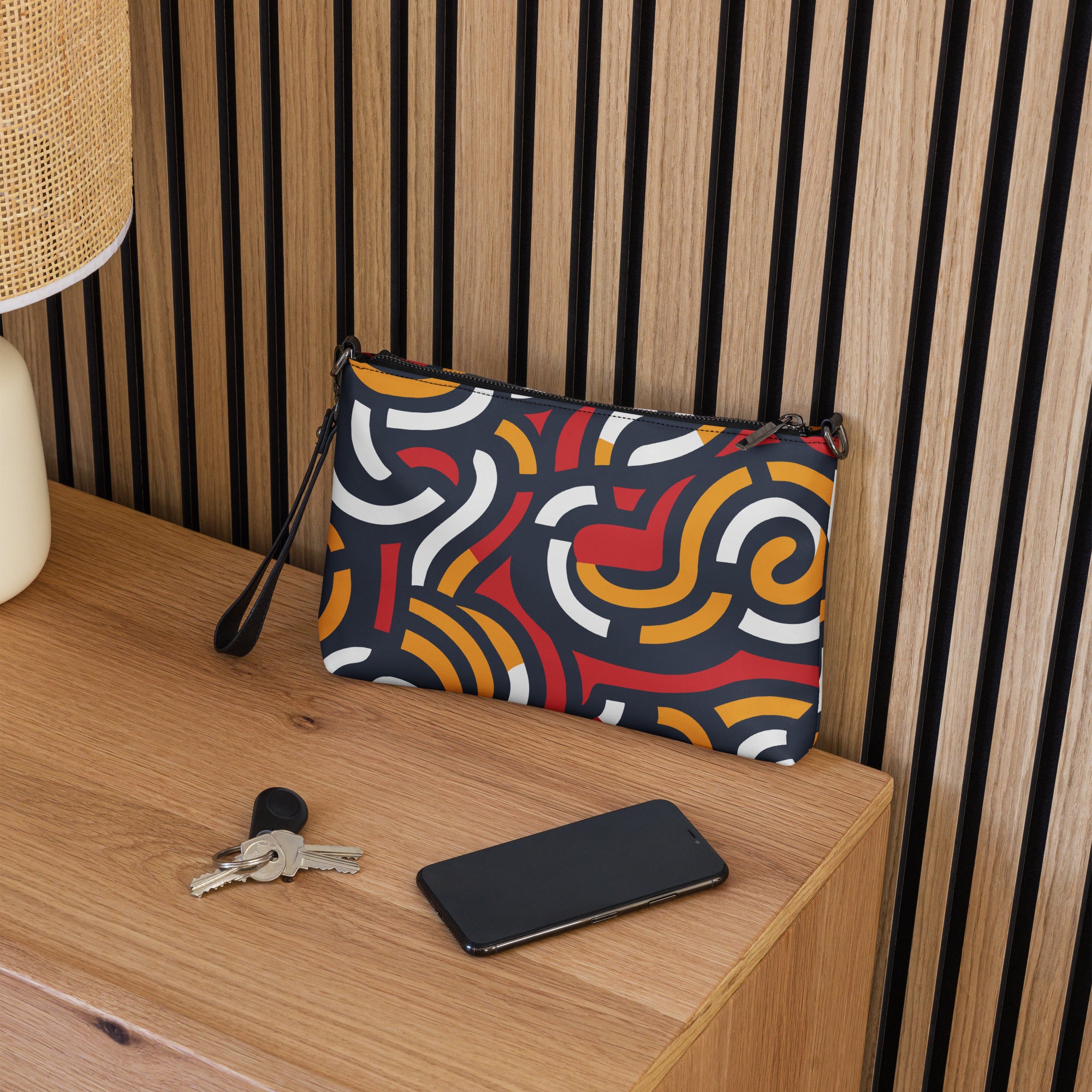 Multicolor Curve Crossbody Sling Bag image 1