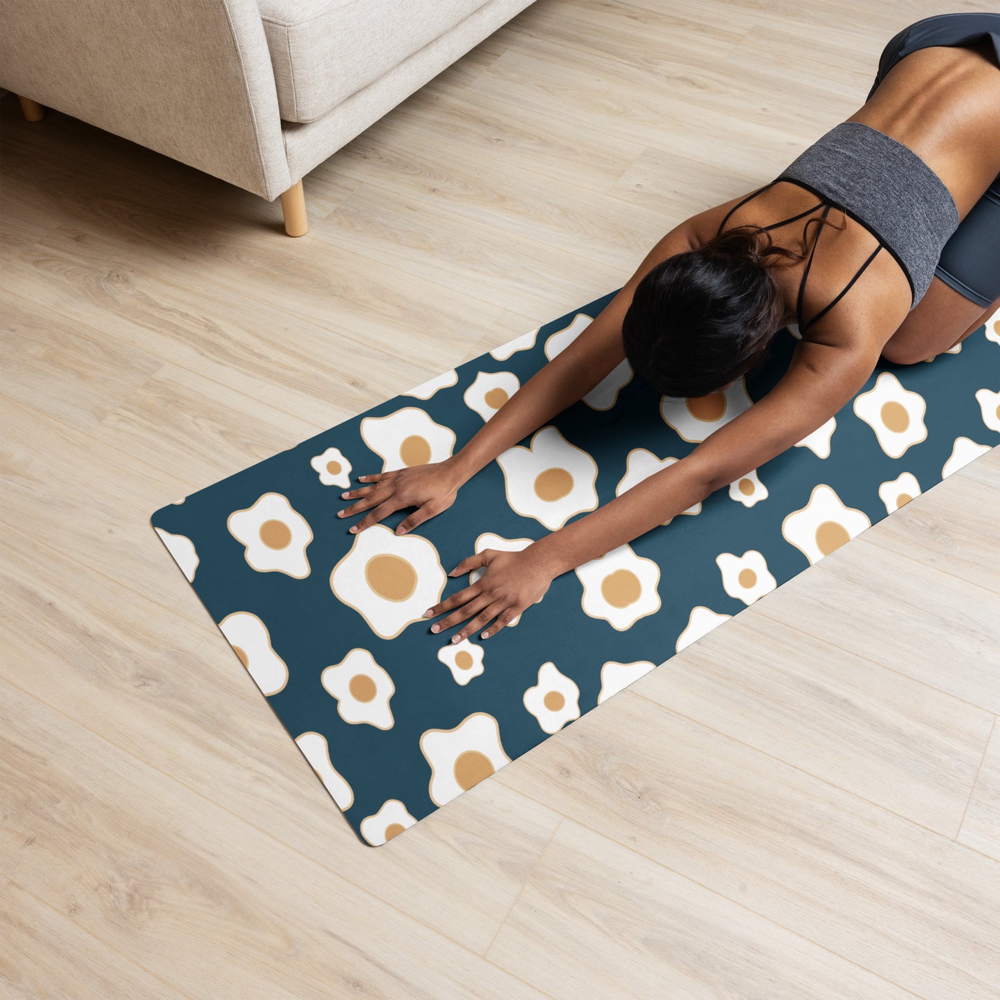 Sunny Side Up Yoga Mat Non-Slip and Cushioned image 4