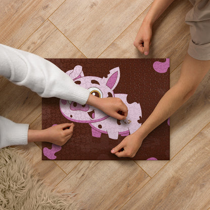 Muddy Fun Piggy Jigsaw Puzzle image 1