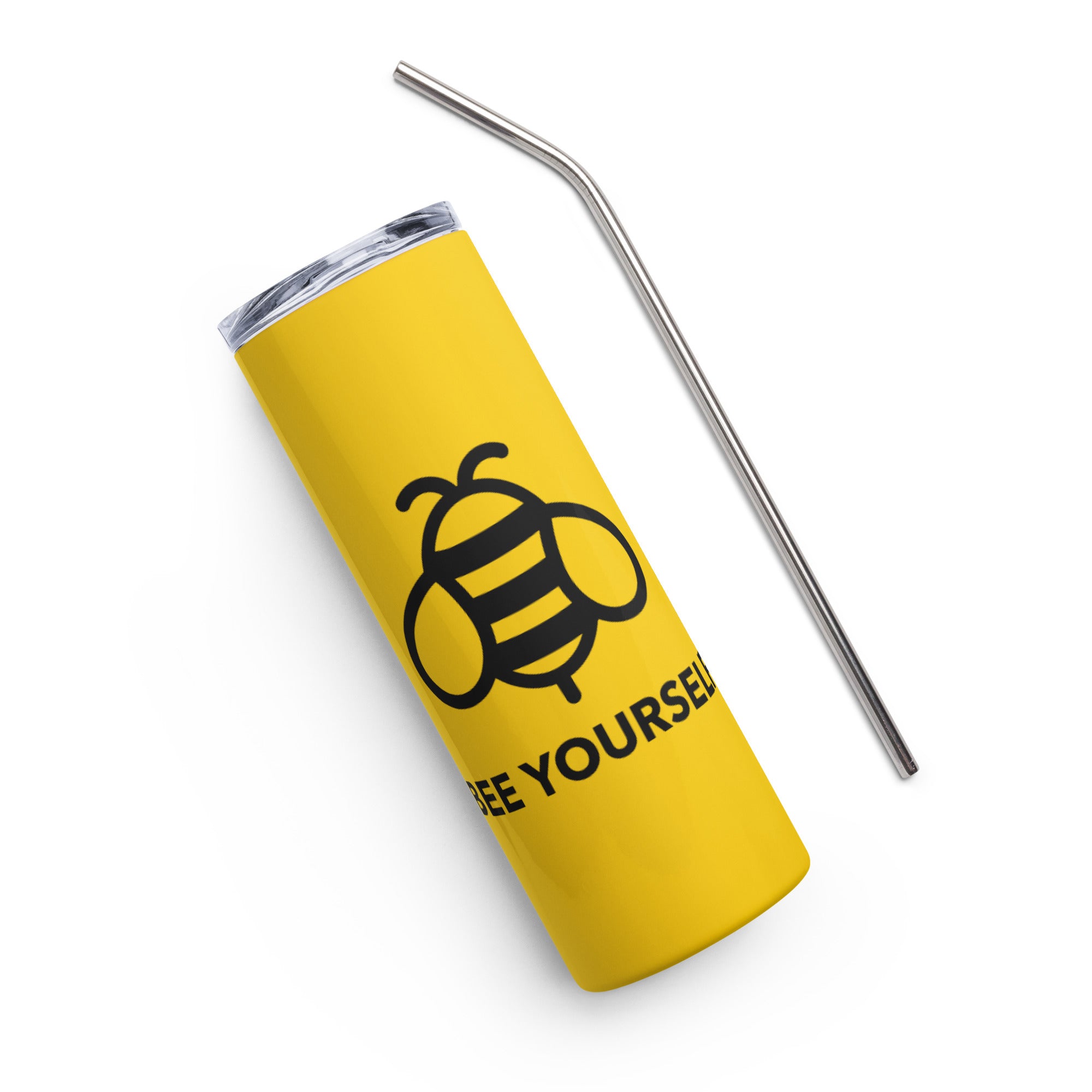 Buzzing Yellow Bee Yourself Tumbler image 1