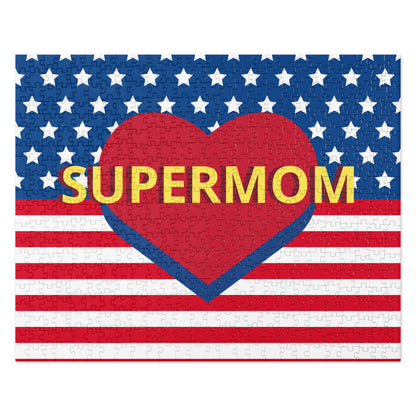 Supermom Hero Jigsaw Puzzle image 2