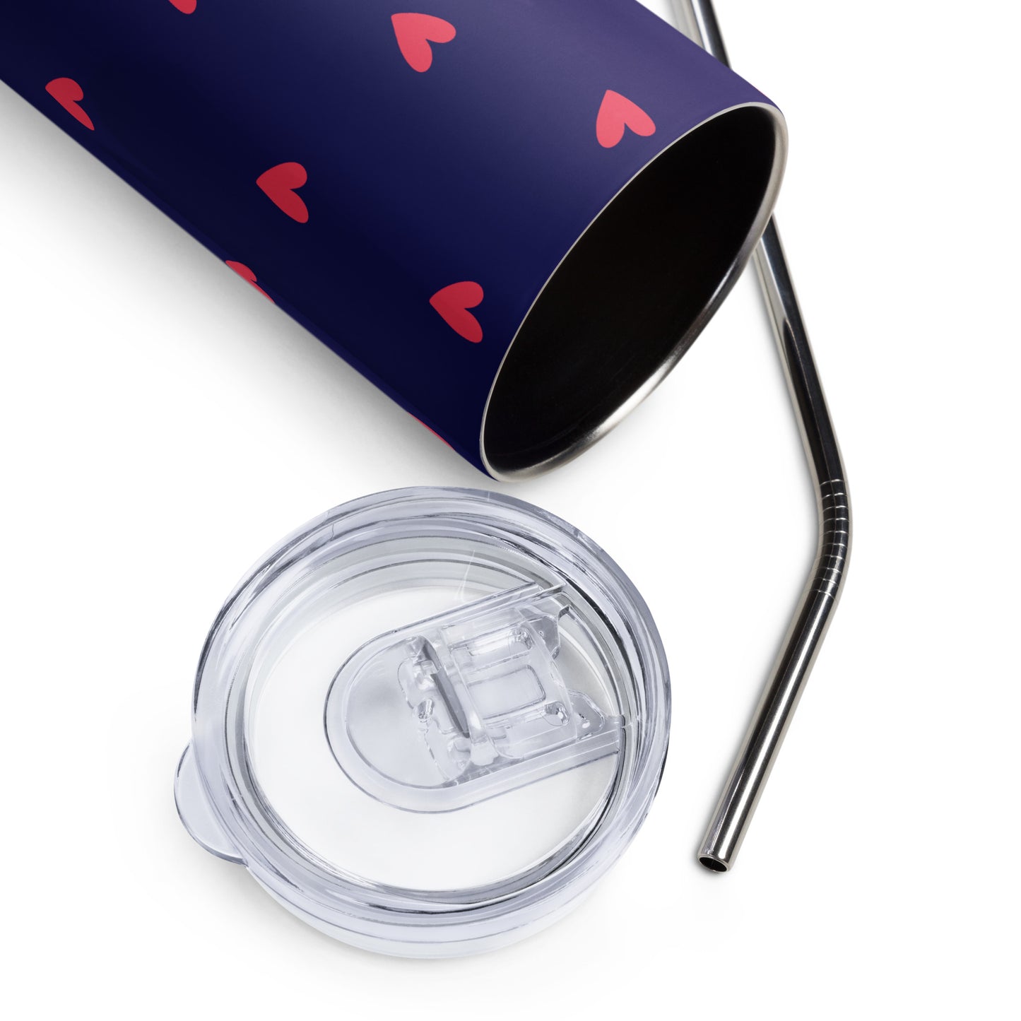 Dreamy Blue Heart Tumbler image 5
