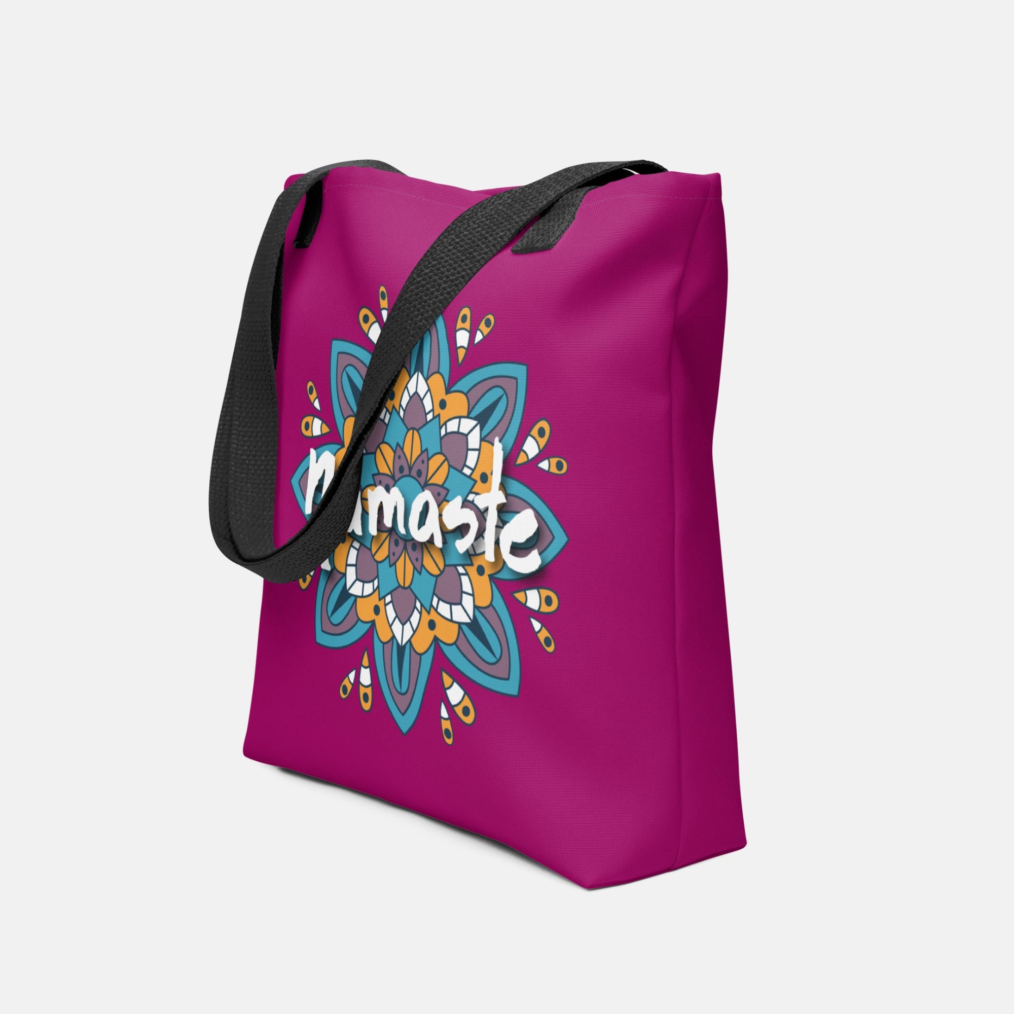 Spiritual Mandala Namaste Tote Bag image 0
