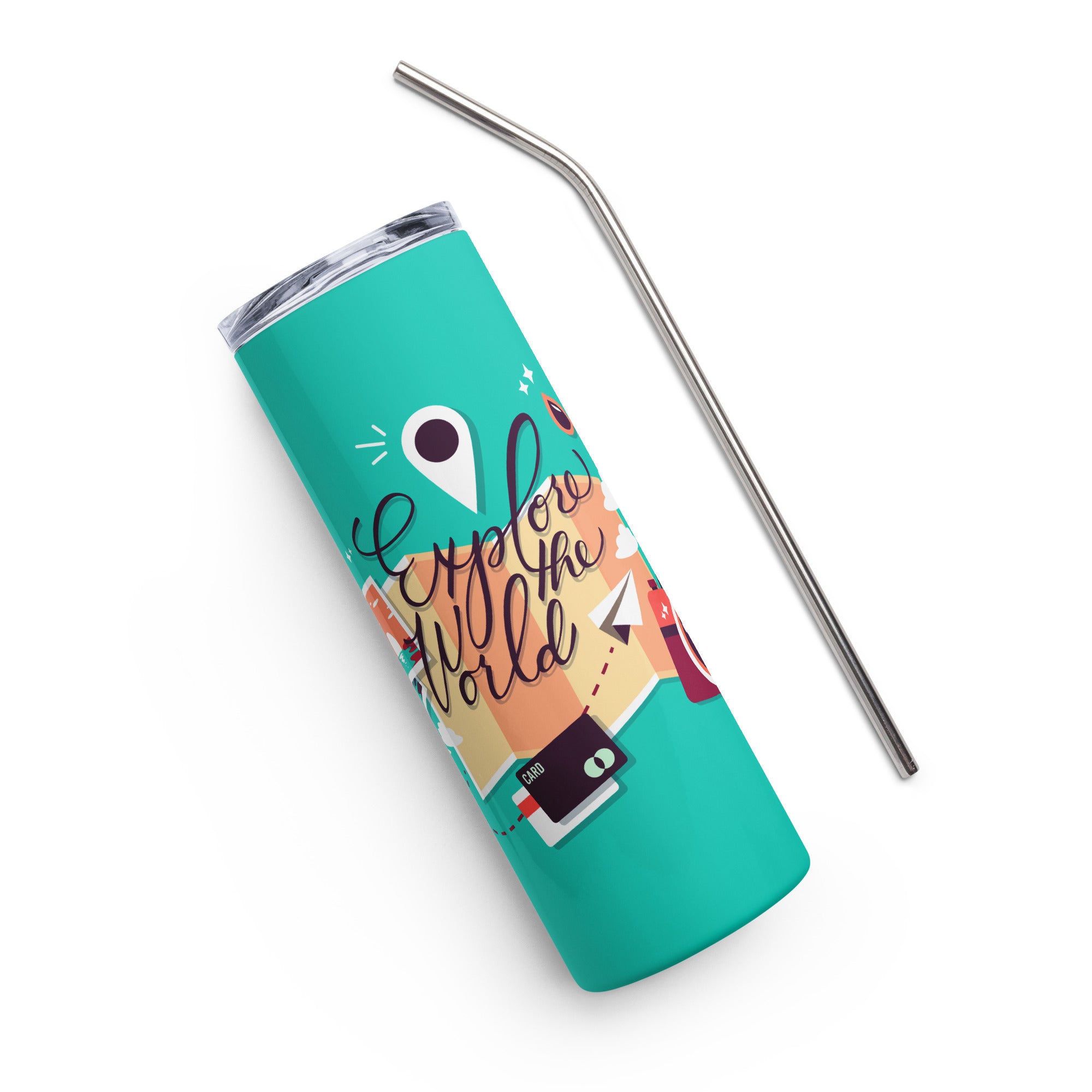 Wanderlust Explorer Tumbler image 1