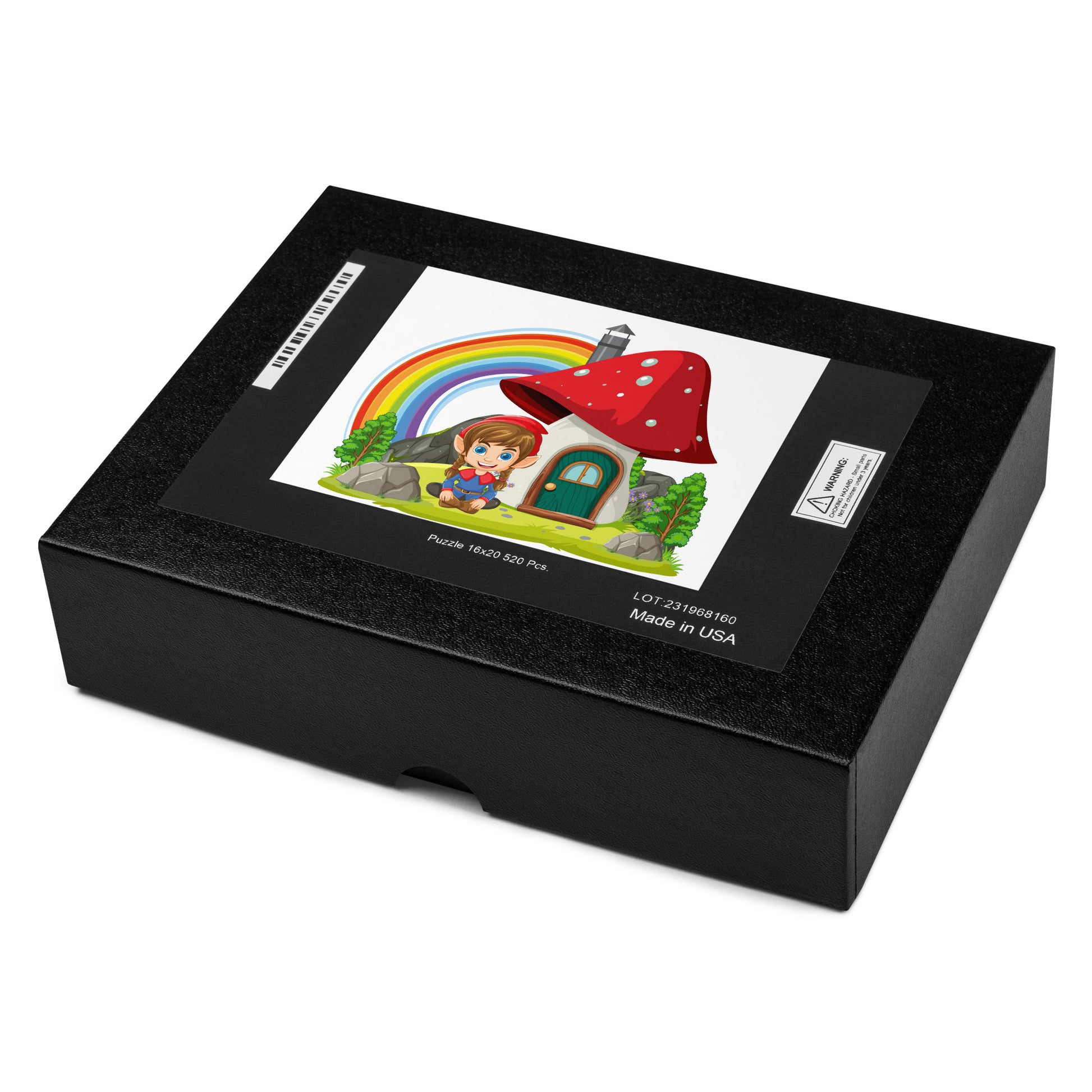 Gnome Girl and Rainbow Jigsaw Puzzle image 4