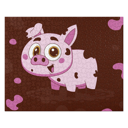 Muddy Fun Piggy Jigsaw Puzzle image 2