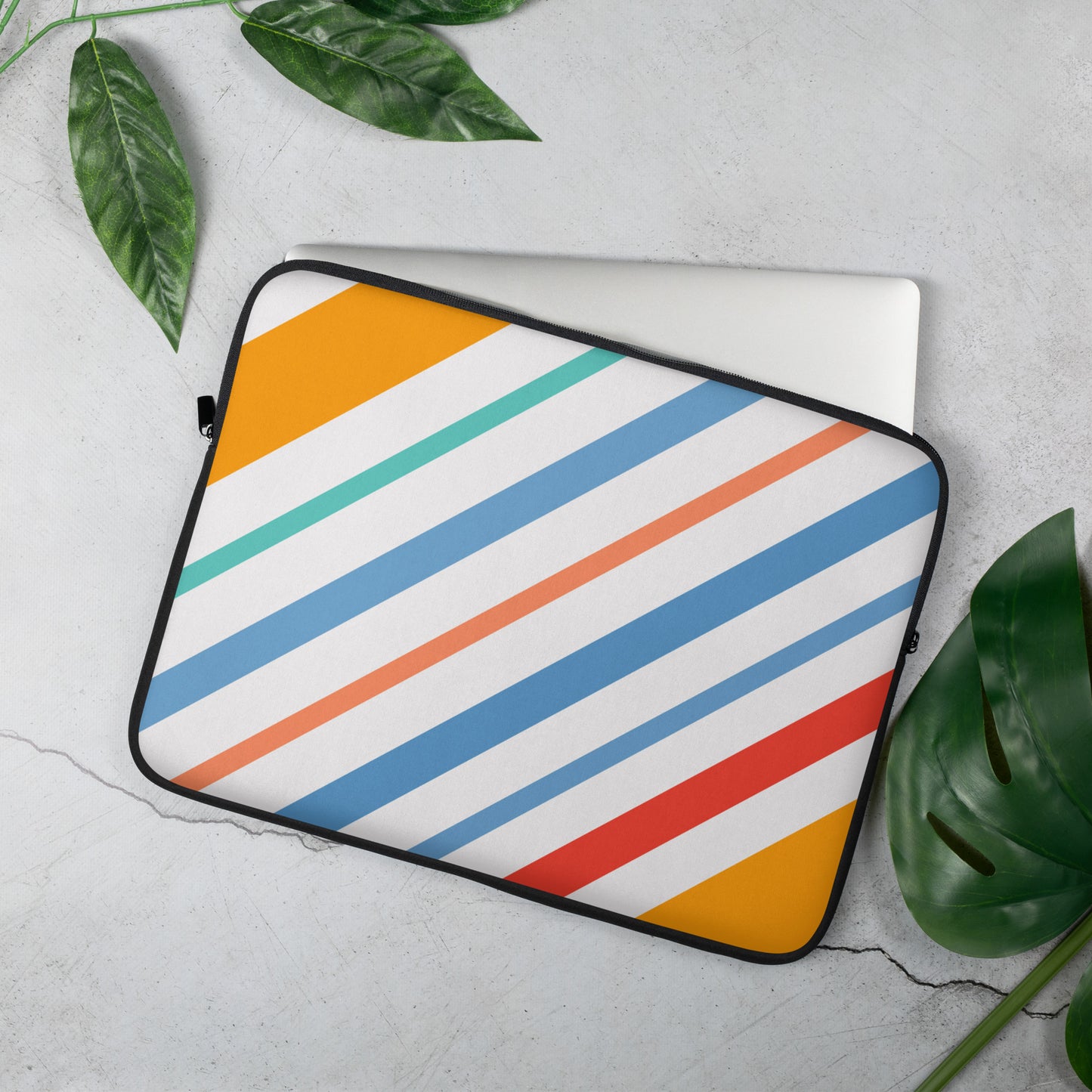 Vibrant Stripe Laptop Sleeve image 1