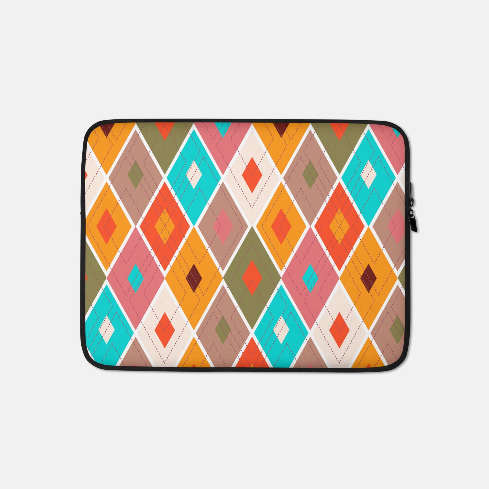 Diamond Lines Pattern Laptop Sleeve image 0