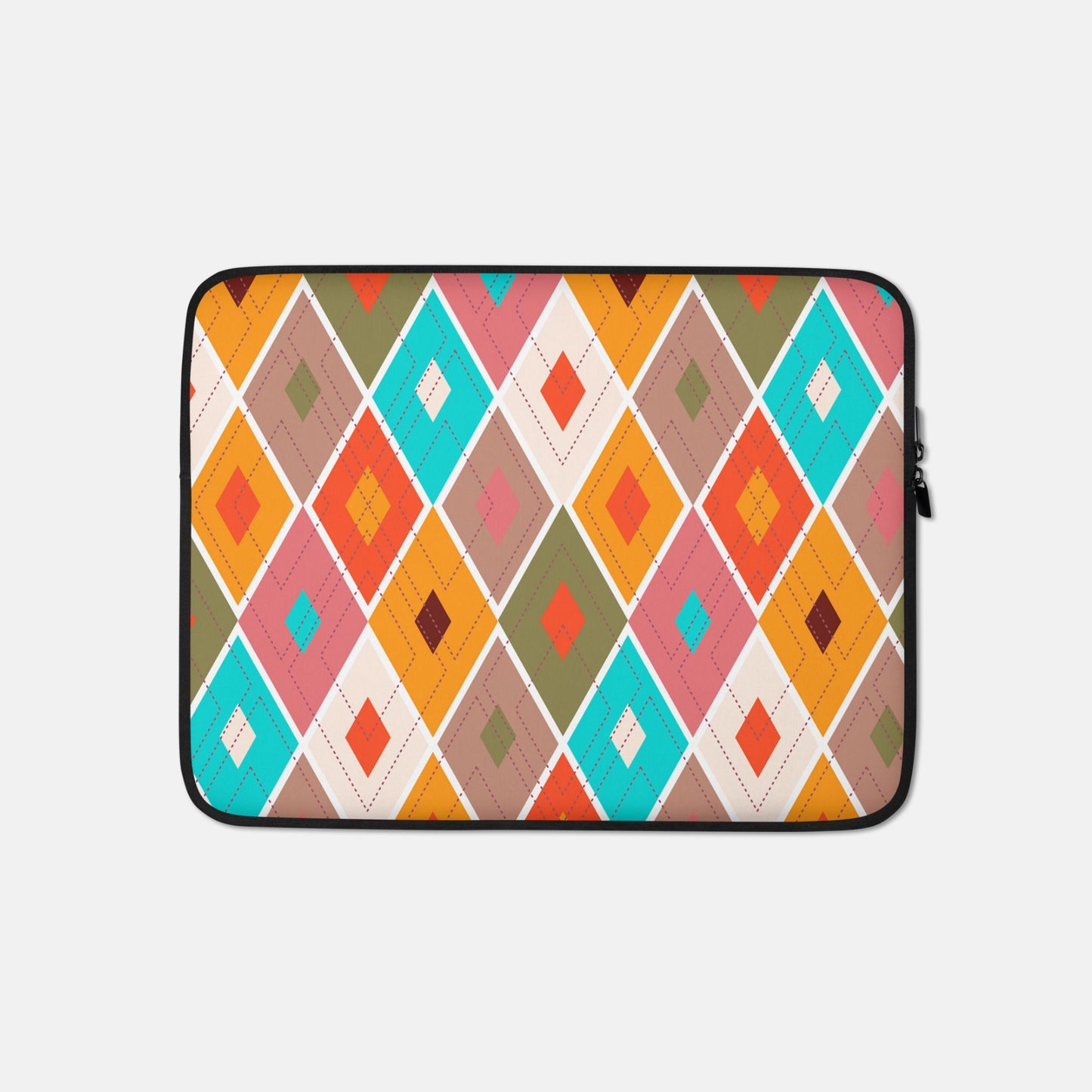 Diamond Lines Pattern Laptop Sleeve image 0