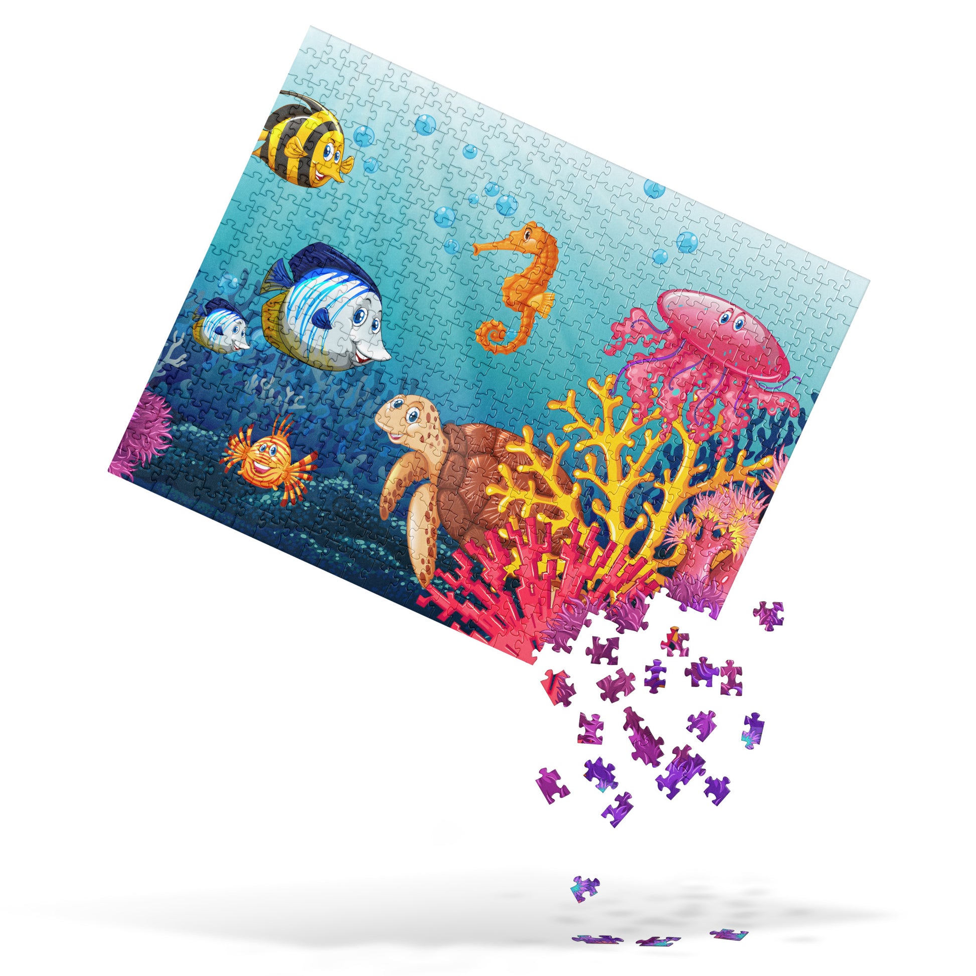 Vibrant Ocean Friends Jigsaw Puzzle image 3