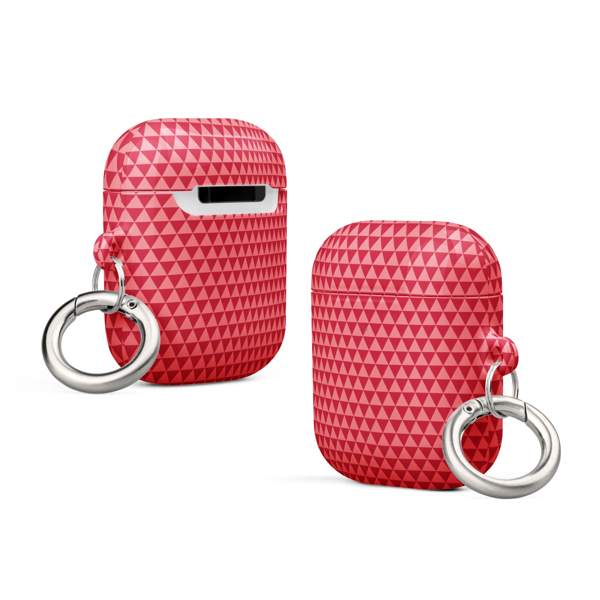 Red Geometric Triangle Case for AirPods® image 1