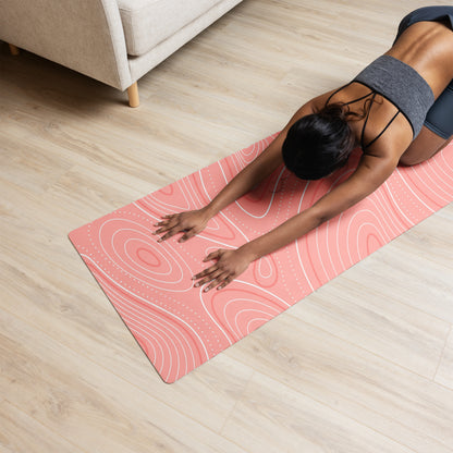 Line Art Yoga Mat Stylish and Functional Comfort image 5