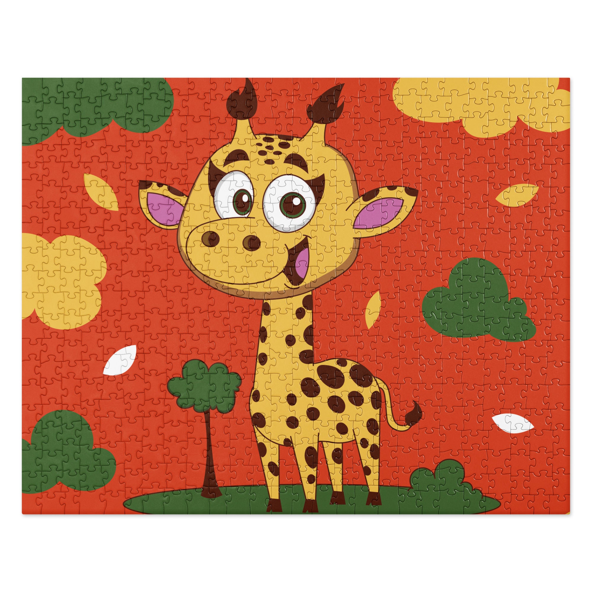 Cute Cartoon Giraffe Jigsaw Puzzle image 2
