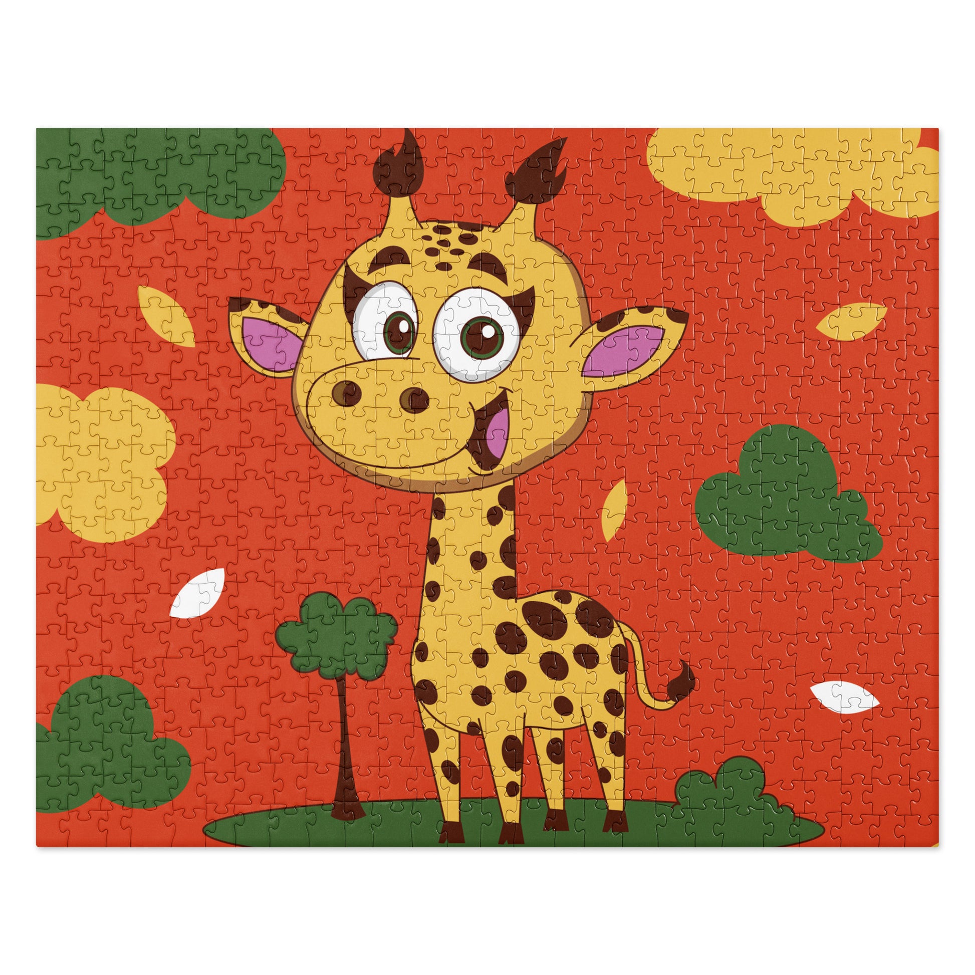 Cute Cartoon Giraffe Jigsaw Puzzle image 2