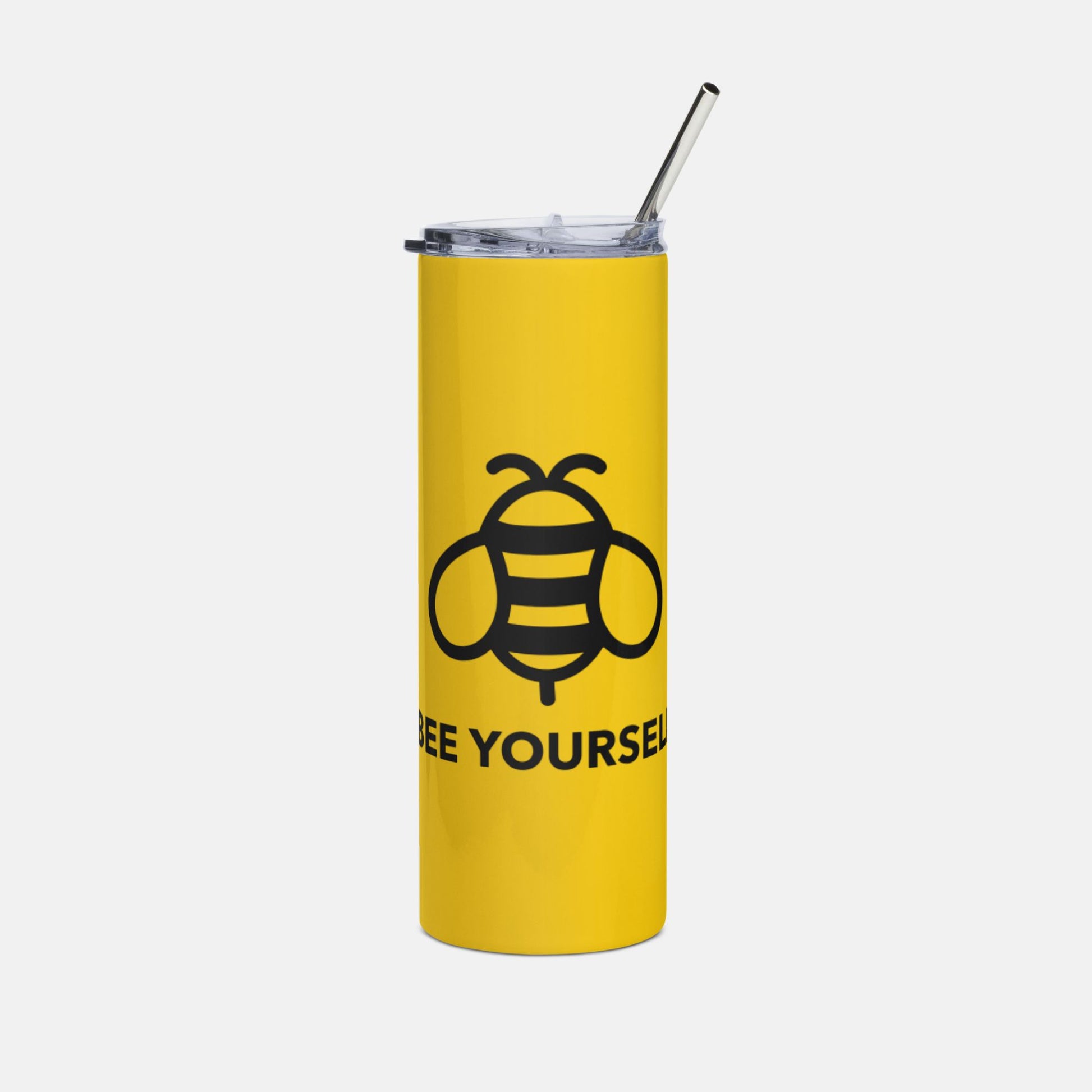 Buzzing Yellow Bee Yourself Tumbler image 0